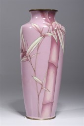 Japanese cloisonne Meiji period vase
