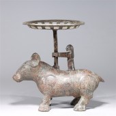 Chinese archaistic bronze animal-form