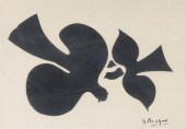 George Braque lithograph of two 2ac582