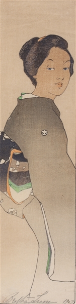  O Fuji San colored woodcut by 2ac58a