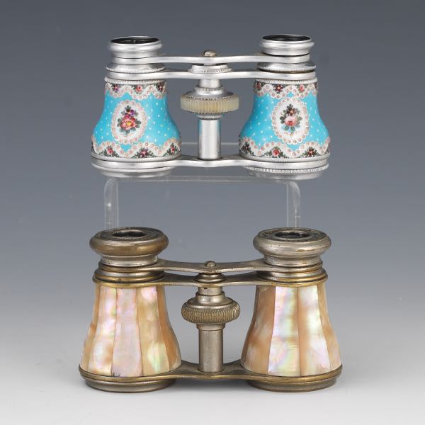 TWO PAIR OF FRENCH OPERA GLASSES 2af380