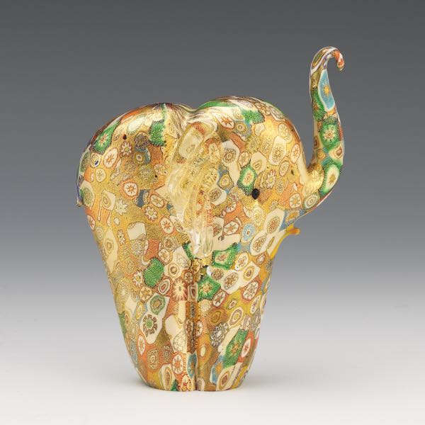  MURANO MULTICOLOR ELEPHANT CABINET 2af49f