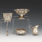 WEBSTER SILVER CO. STERLING SILVER FOOTED