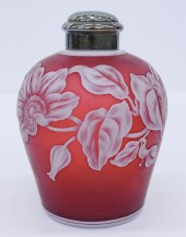 Webb Cameo Glass Floral Perfume or Cologne