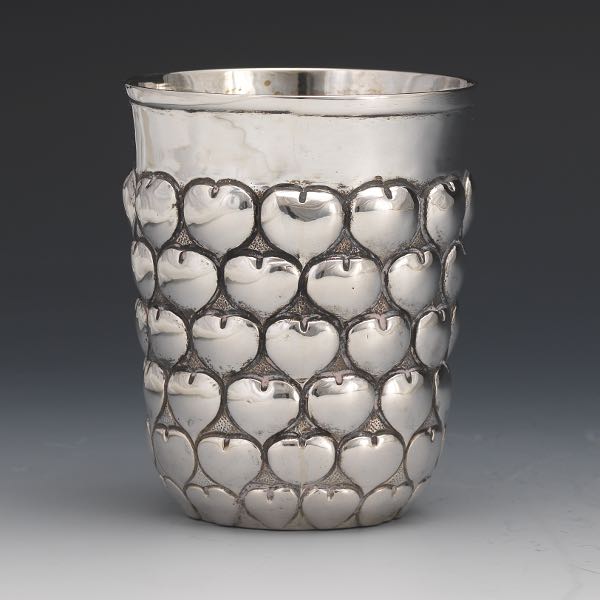 GERMAN SILVER CUP IN STYLE OF MEDIEVAL 2b011a