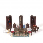 VINTAGE DOLL HOUSE VICTORIAN STYLE FURNITURE