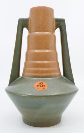 Roseville Futura Handled Pottery Vase
