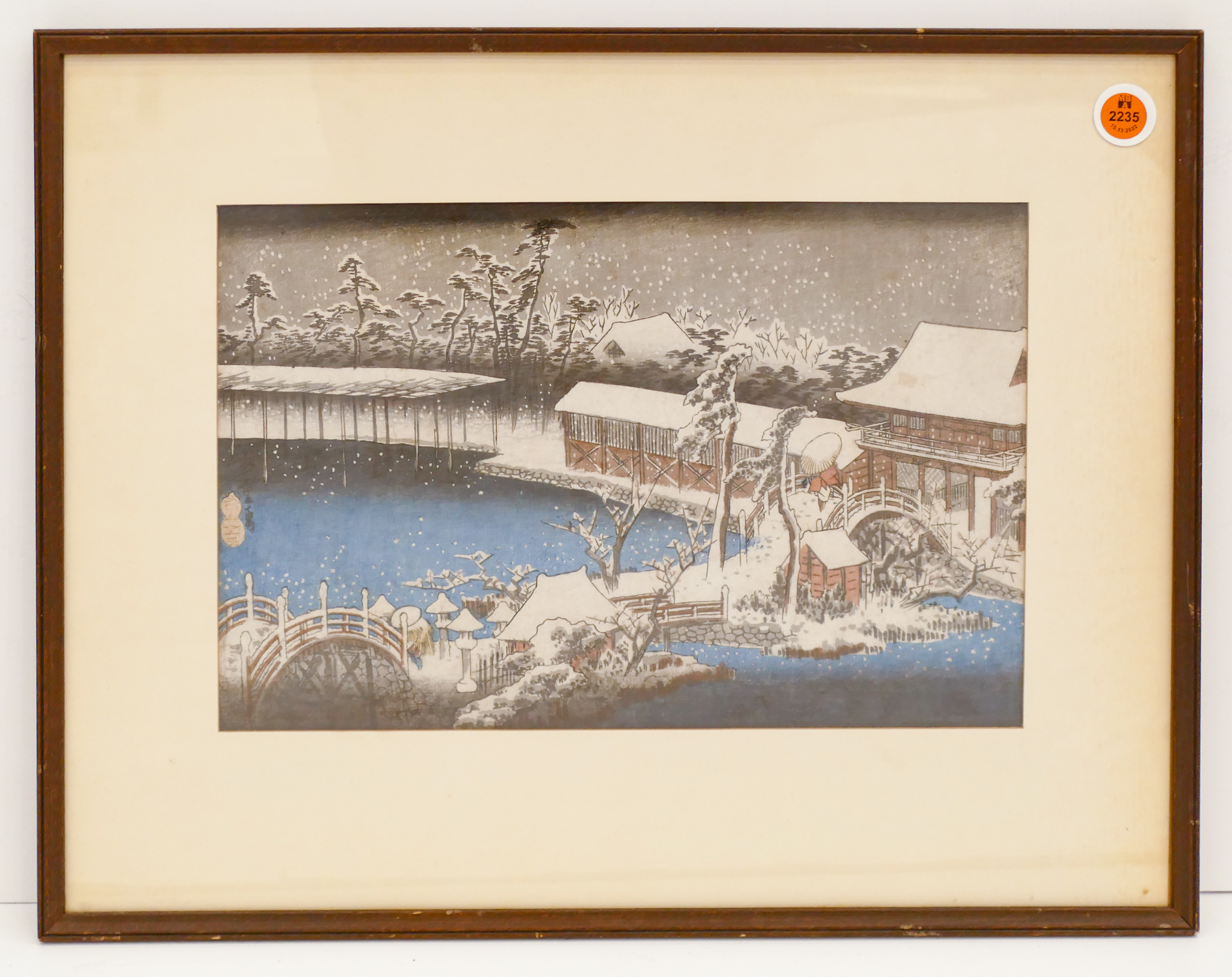 Antique Utagawa Hiroshige Japanese Woodblock