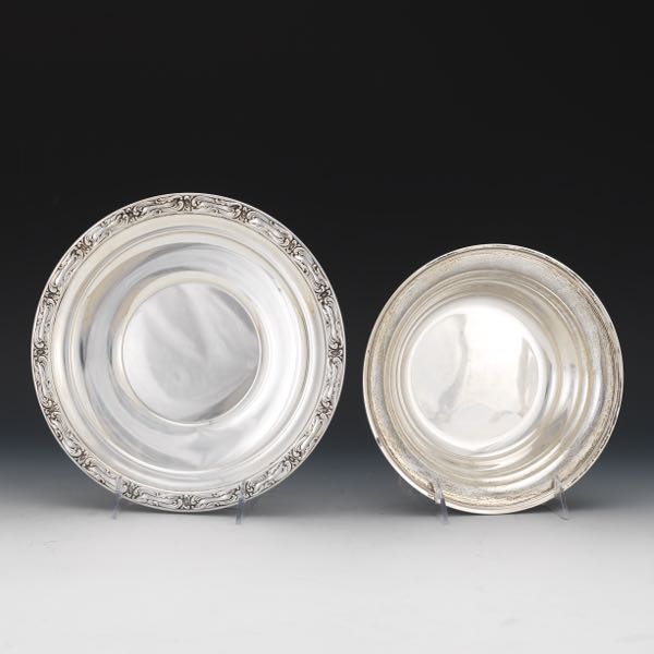 TWO STERLING SILVER DISHES KIRK 2ae941