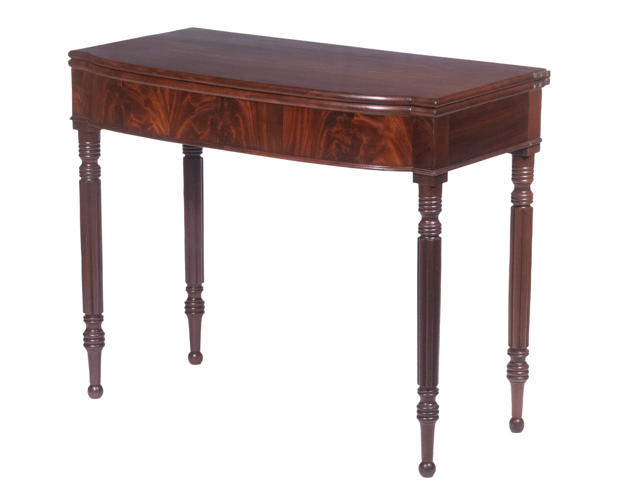 SHERATON CARD TABLE, ATTRIBUTED