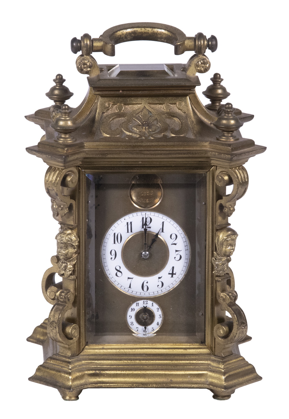 FRENCH CARRIAGE CLOCK Late 19th 2b1e0a