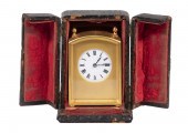 CASED C.H. HOUR FRENCH CARRIAGE CLOCK