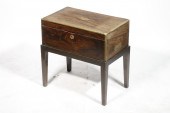 ENGLISH ROSEWOOD BOX ON STAND 19th 2b26e4