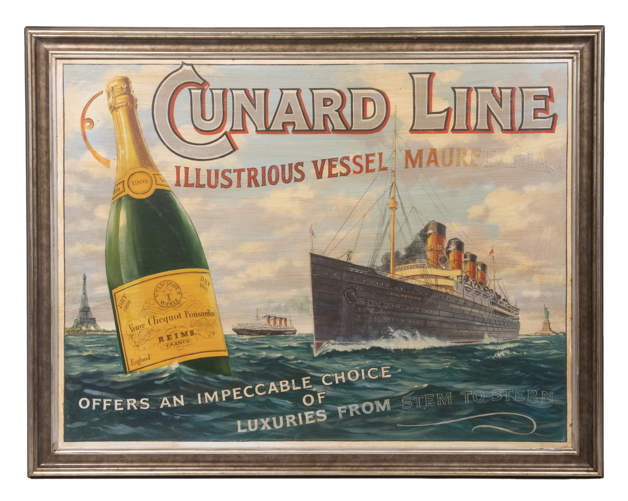 LARGE CHAMPAGNE ADVERTISEMENT WITH 2b296f