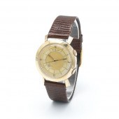 JAEGER LECOULTRE GOLD FILLED ALARM WATCH