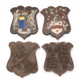 FOUR VICTORIAN CARVED WOOD AND 2b0ede