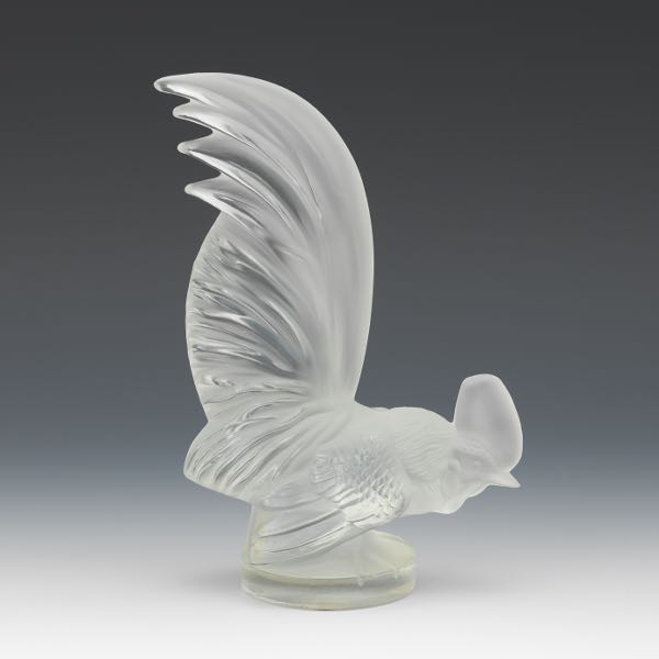 AFTER LALIQUE ROOSTER MASCOT PAPERWEIGHT 2b129e