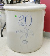 Old Red Wing Stoneware 20 Gallon Crock