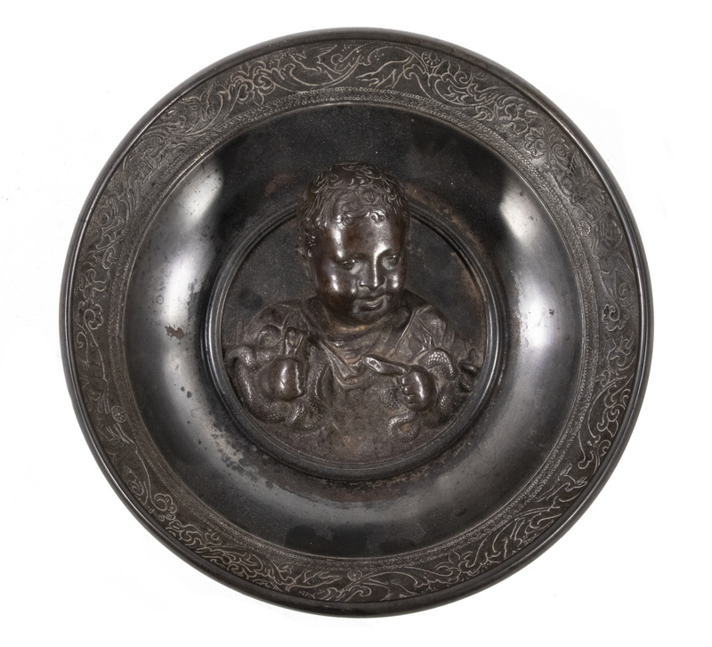 GRAND TOUR METAL BOWL WITH INFANT