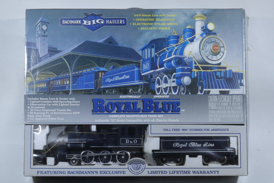 BACHMANN ROYAL BLUE BIG HAULER 2b3609
