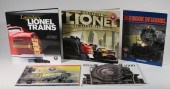 (5) LIONEL TRAINS BOOKS Group of (5)