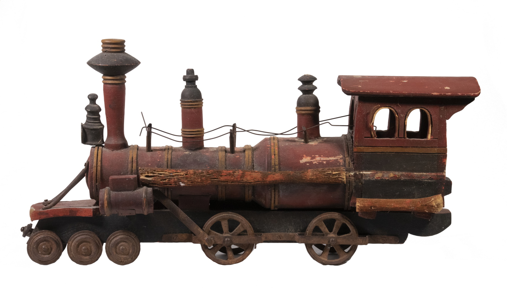 HAND CRAFTED WOODEN TOY LOCOMOTIVE 2b361b