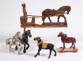 (4) ASSORTED HORSE FIGURES Including: