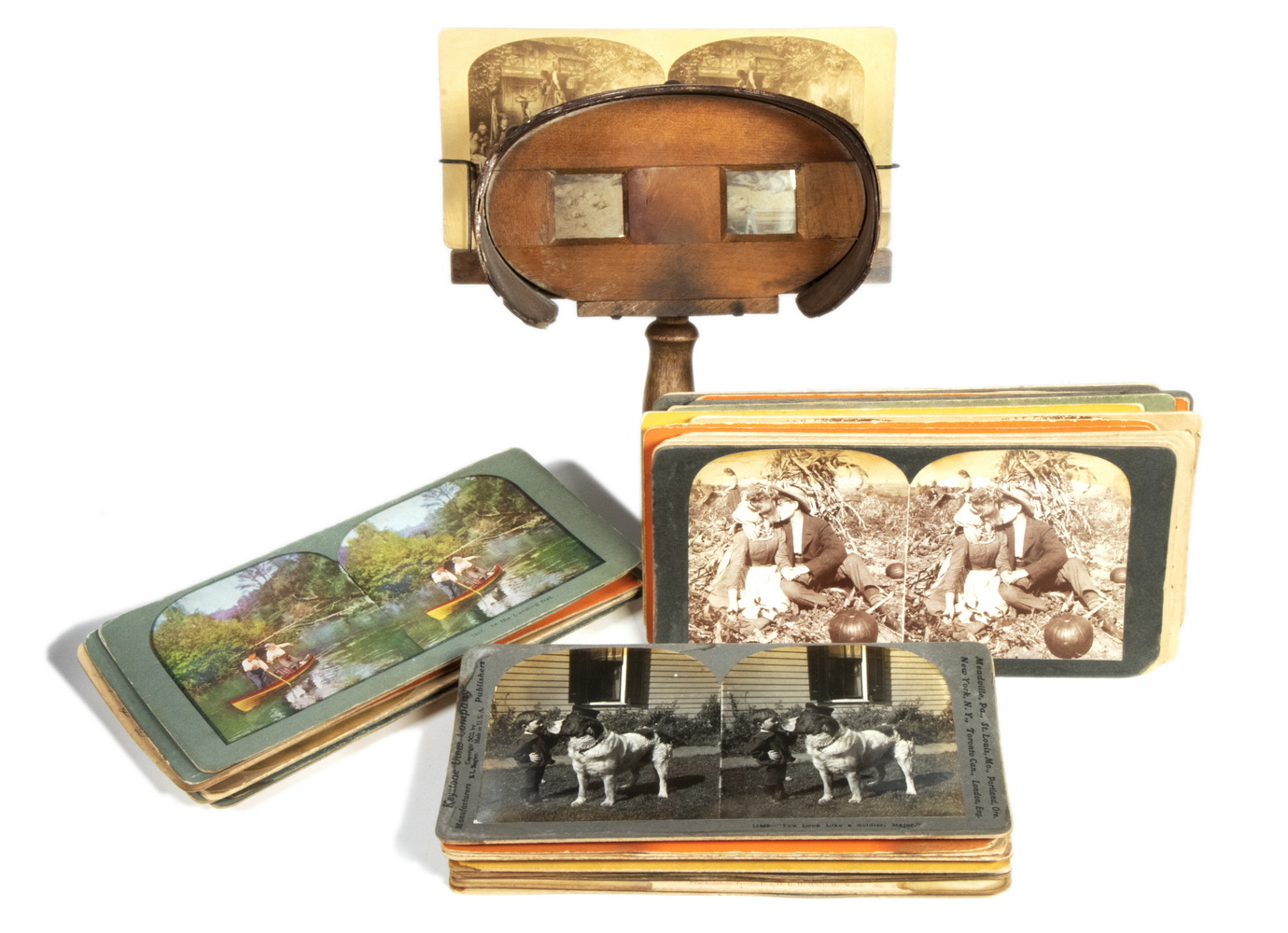 VINTAGE STEREOSCOPE VIEWER WITH 2b36c3
