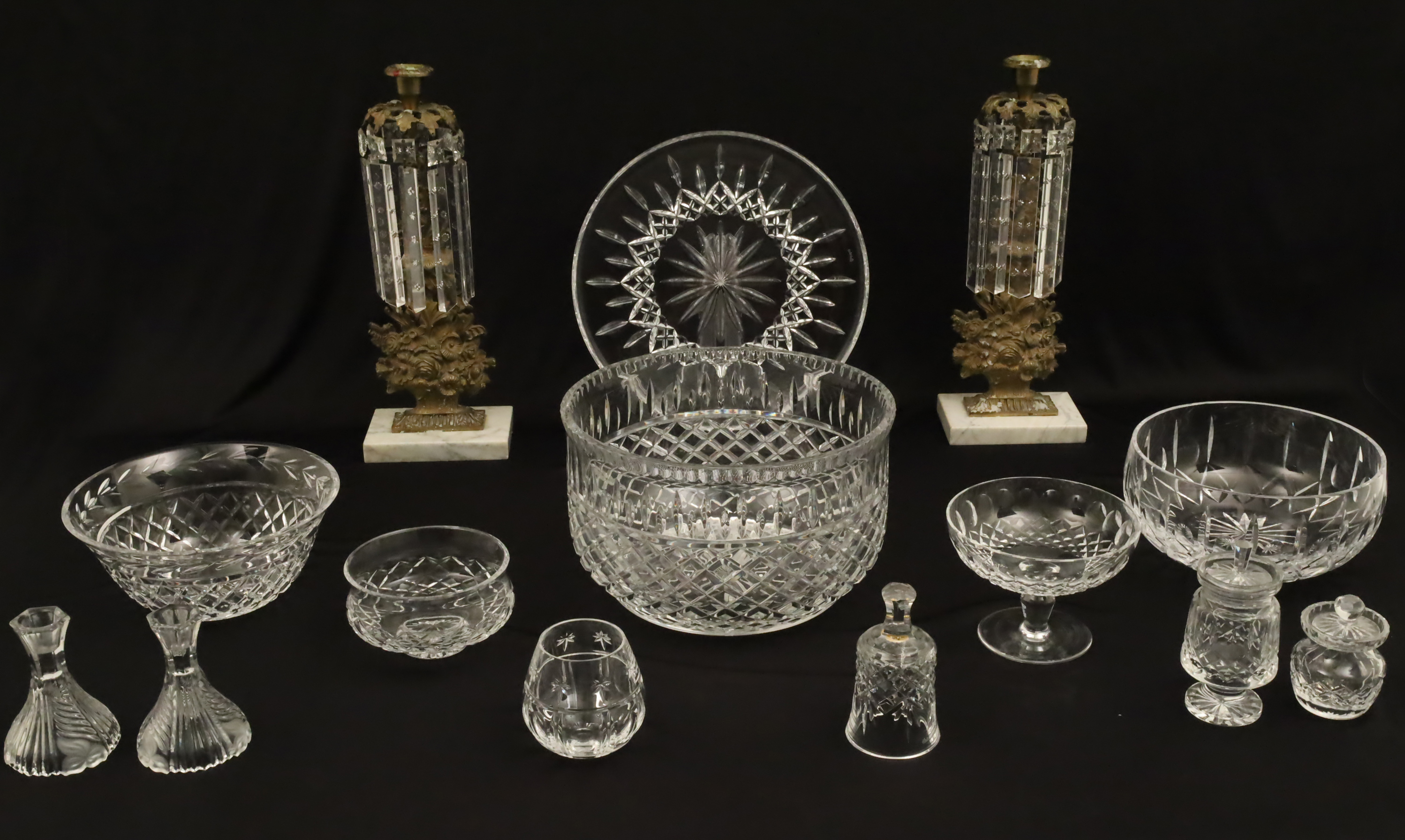 14 PIECES OF DINING CRYSTAL INCLUDING 2b7bac