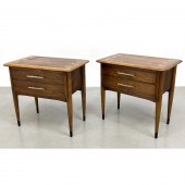 Pr LANE Side Tables Night Stands. American