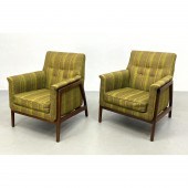 Pair of Danish Modern Lounge Chairs  2b9eca