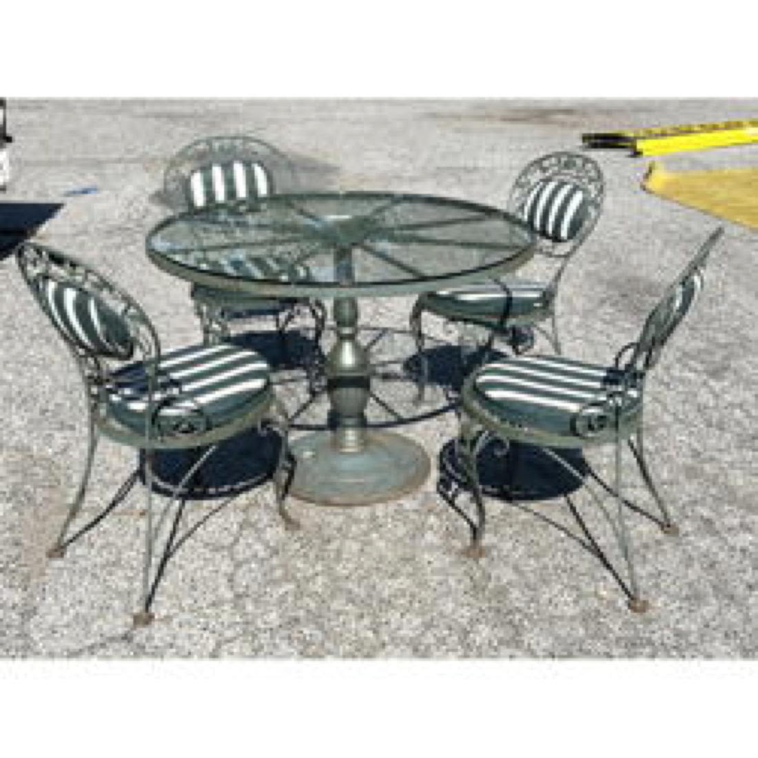 5pc Outdoor Garden Dining Table 2ba165