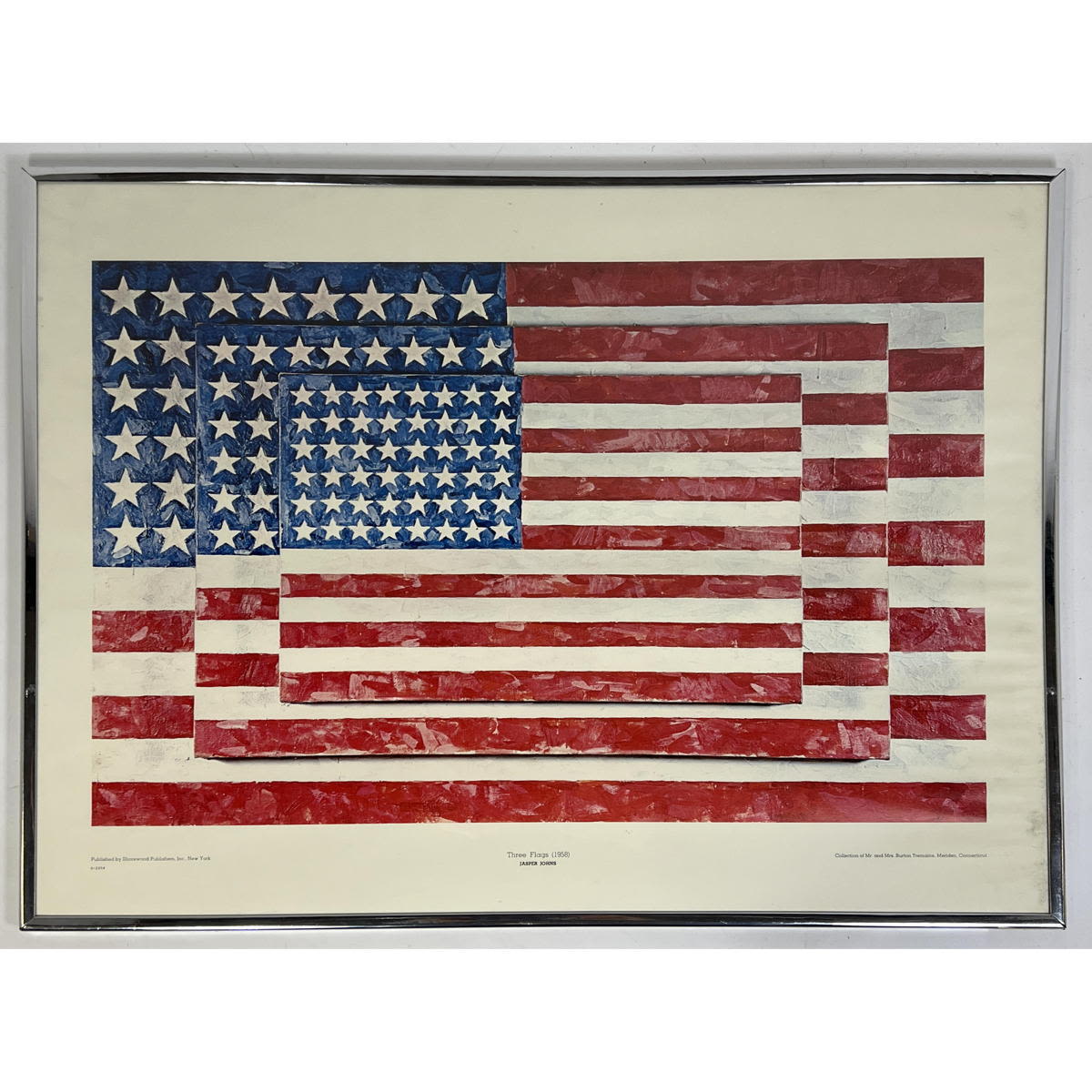 Jasper Johns American flag poster 2b7fee