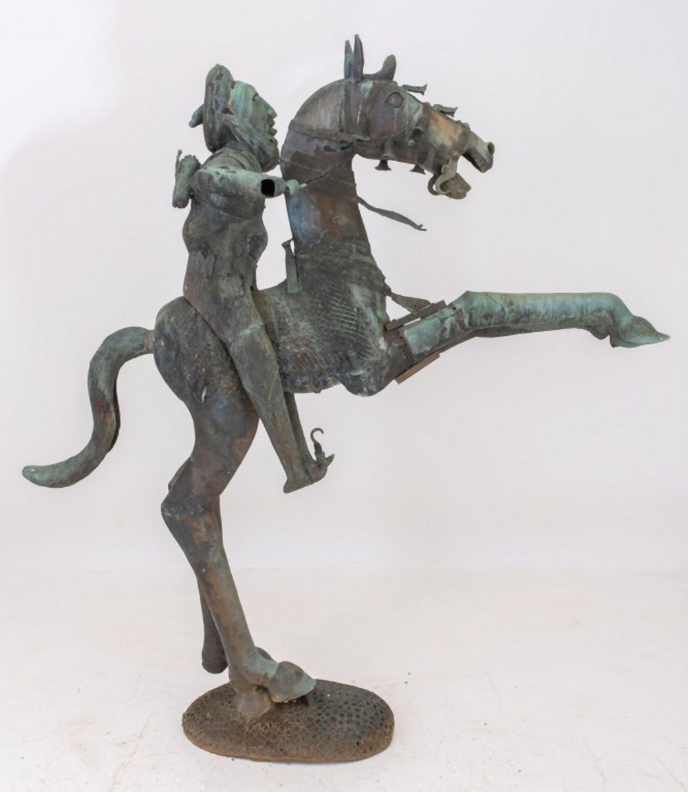 CHINESE MONUMENTAL BRONZE EQUESTRIAN 2bbb5d