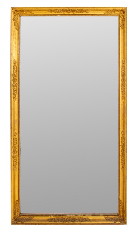 FRENCH EMPIRE GILTWOOD MIRROR EARLY