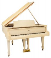 STEINWAY SONS CREAM LACQUER GRAND 2bc844