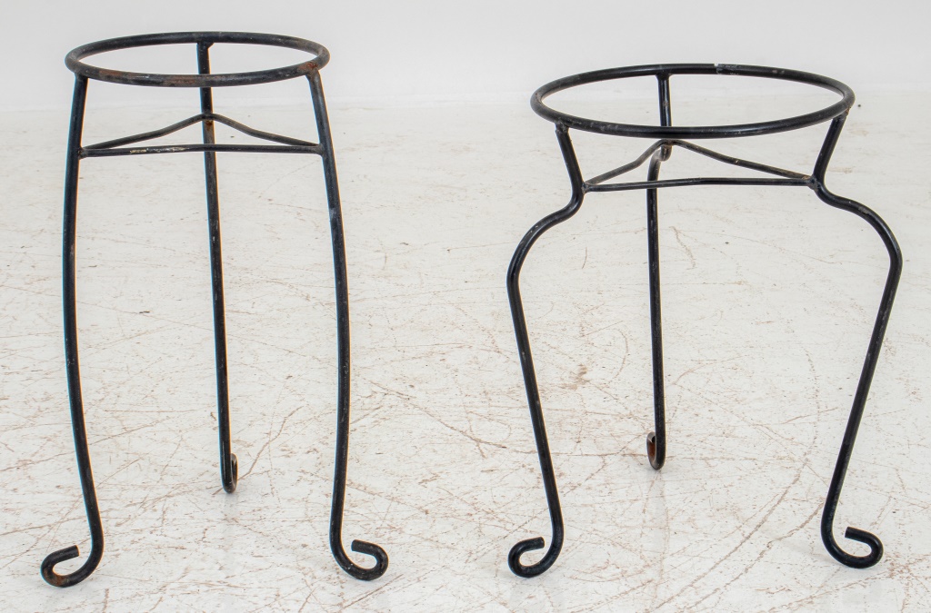 CAST IRON PLANT STAND PAIR Associated 2bc9f8