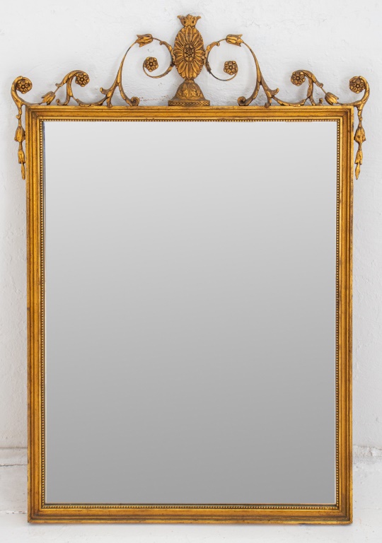 NEOCLASSICAL STYLE GILTWOOD MIRROR 2bca54