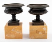 MINIATURE BRONZE TAZZAS ON MARBLE 2be1b3