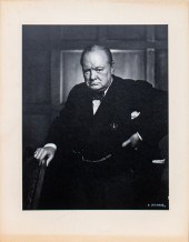 YOUSUF KARSH PHOTOGRAPH OF WINSTON 2be5f4