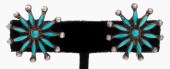 ZUNI NATIVE AMERICAN SILVER TURQUOISE 2be7d4
