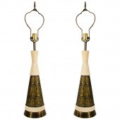 TABLE LAMPS DECORATED WITH EGYPTIAN