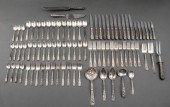 S KIRK & SON MIXED FLORAL FLATWARE SERVICE