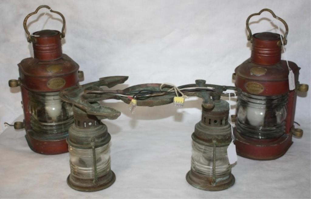 LOT OF NAUTICAL LANTERNS TO INCLUDE  2c17fe