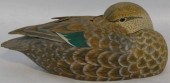 CARVED AND PAINTED WOODEN DUCK DECOY,