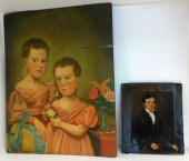 TWO EARLY 19TH CENTURY OIL PAINTINGS