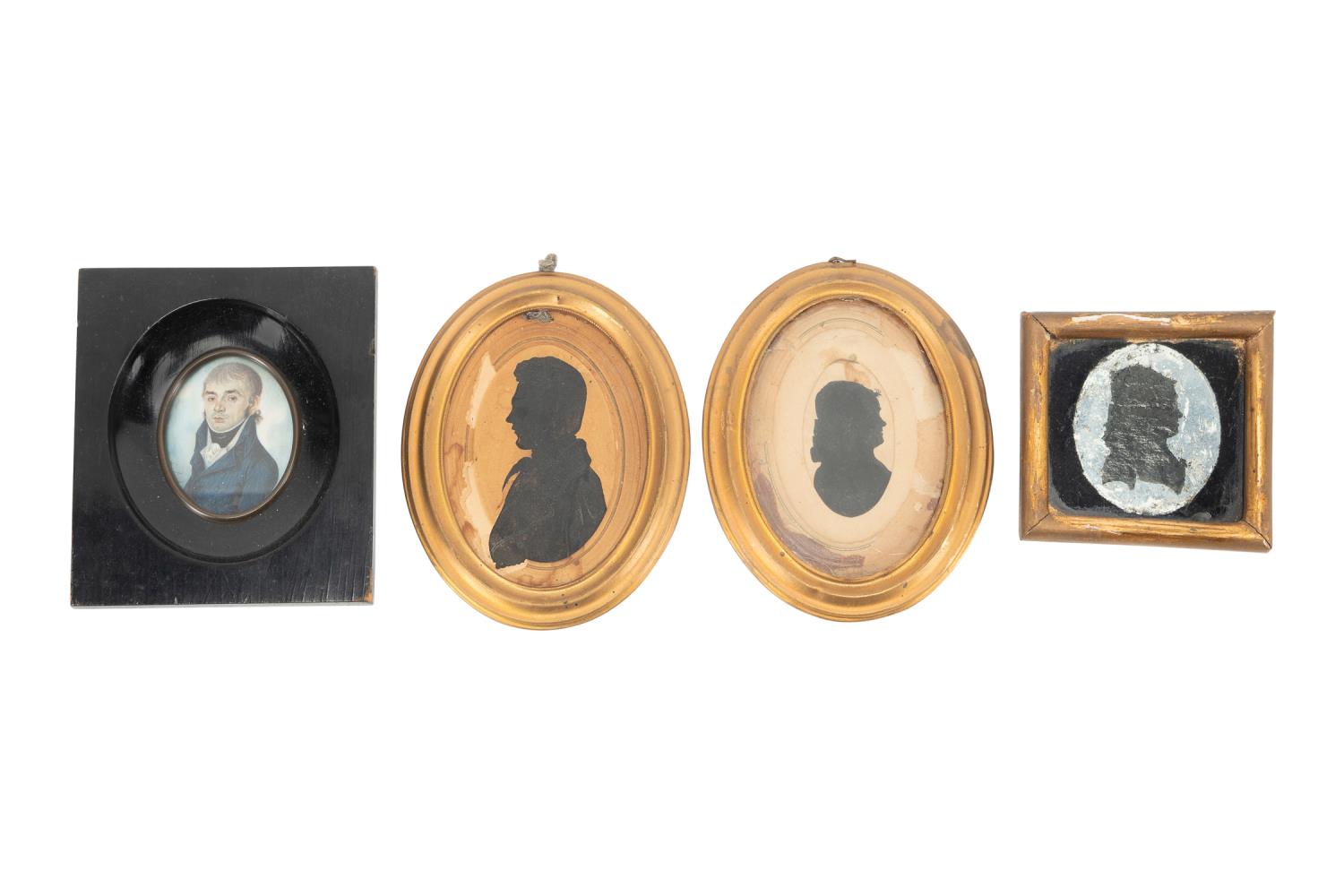 FOUR MINIATURE PORTRAITS INCLUDING 2bfd37