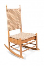 SHAKER STYLE MAPLE ROCKING CHAIR 2bfe3f