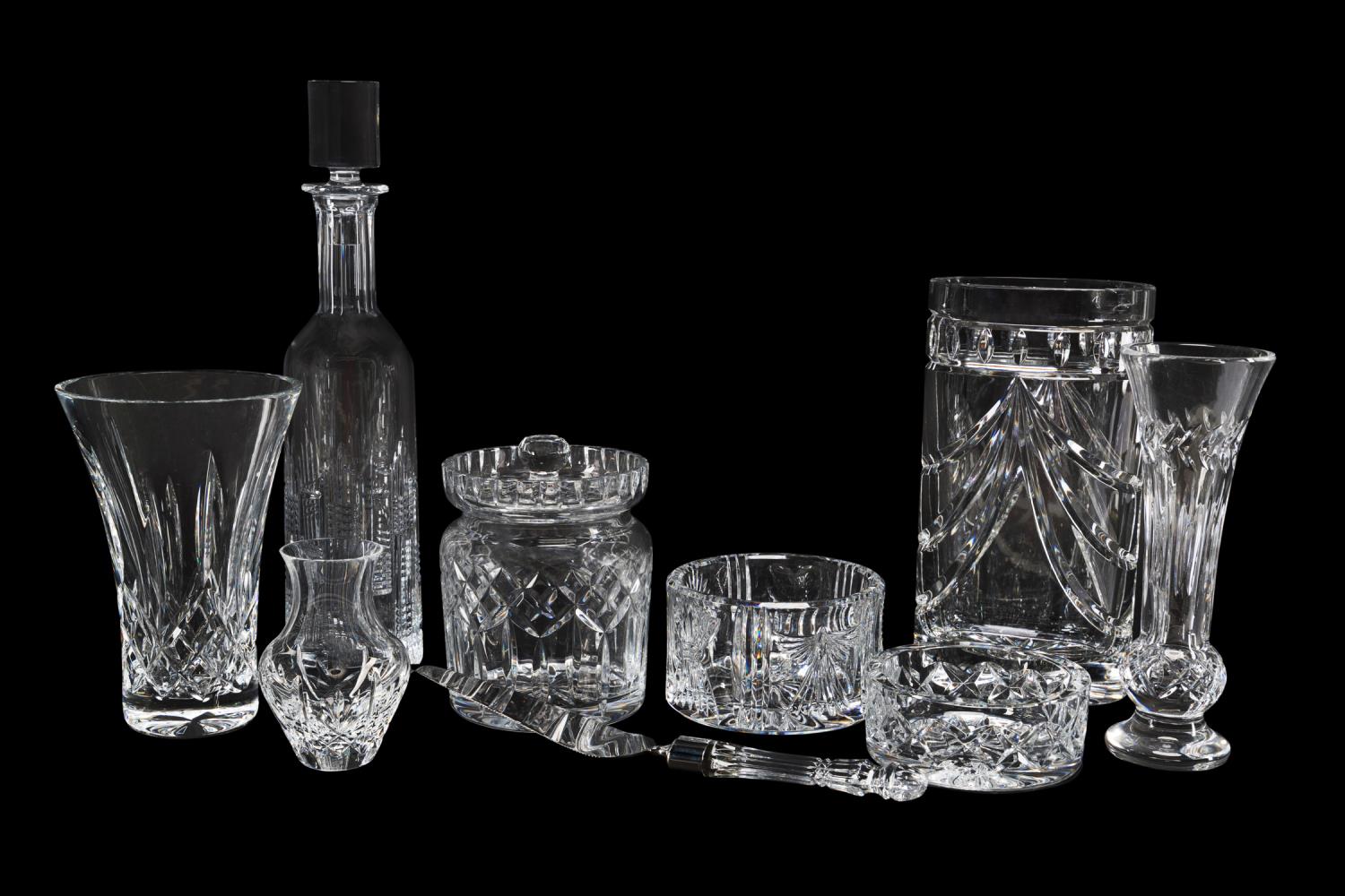 9PC SELECTION OF WATERFORD CRYSTAL 2bff65