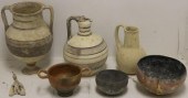 9 ANCIENT POTTERY OBJECTS TO INCLUDE 2c299d